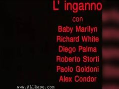 hot mom being forced to have rough sex makes the scene much more hardcore in a brutal porn movie.