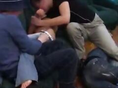 homemade wive mom giving blowjob in the free rape porn movie.